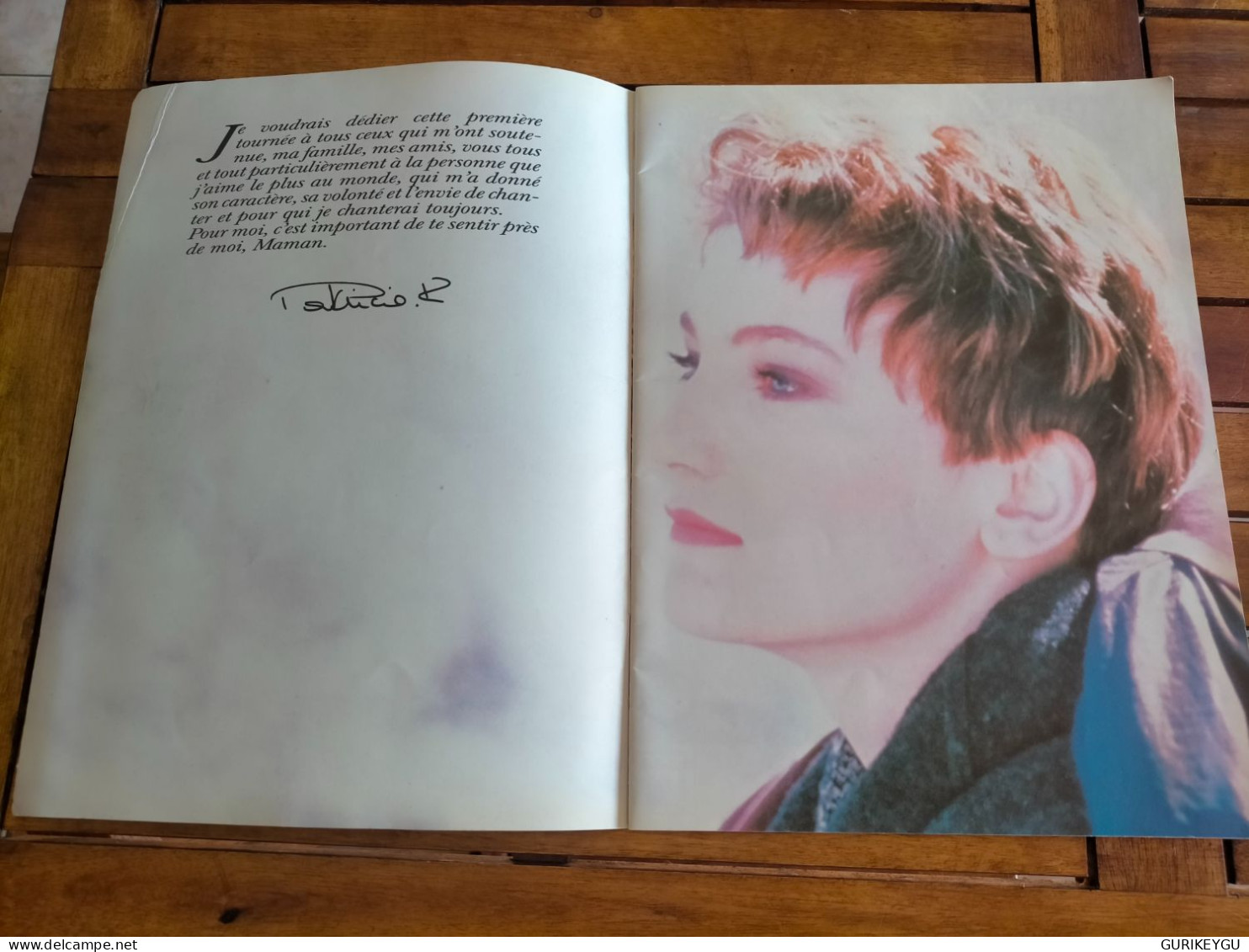 PROGRAMME Concert Patricia KAAS Première Tournée 1990 Mademoiselle Chante Le Blues D'Allemagne MON MEC A MOI QUAND JIMMY - Objets Dérivés