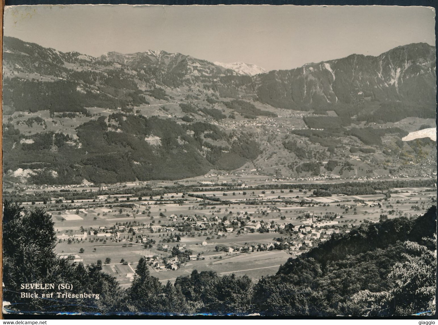 °°° 27512 - SWITZERLAND - SG - SEVELEN - BLICK AUF TRIESENBERG °°° - Sevelen