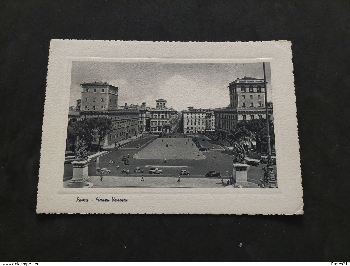 Lotto Cartoline 1954. Roma. Piazza Venezia E Piazza Del Pantheon. . Viaggiata. Condizioni Eccellenti. - Verzamelingen