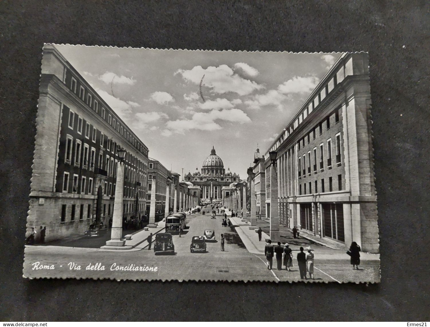 Lotto Cartoline 1957. Roma. Souvenir E Via Della Conciliazione. .  Viaggiata. Condizioni Eccellenti. - Sammlungen & Lose