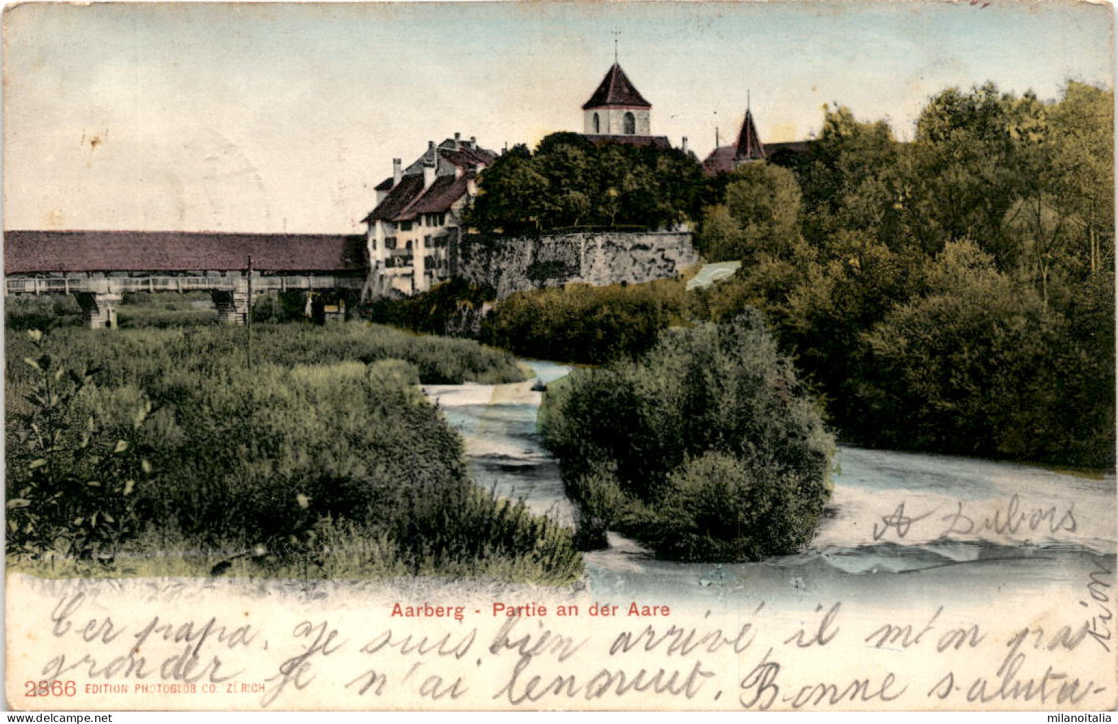 Aarberg - Partie An Der Aare (2866) * 5. 8. 1906 - Aarberg