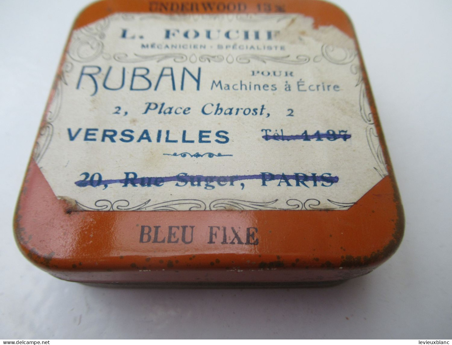 Ruban Pour Machine à écrire/ UNDERWOOD /L Foucher Mécanicien -Spécialiste/ VERSAILLES / Vers 1930-1960      BFPP252 - Dozen