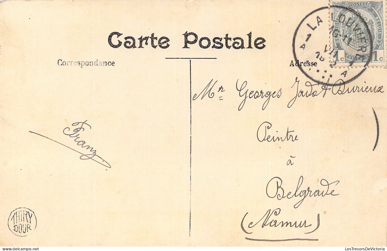 BELGIQUE - LA LOUVIERE - Institut St Joseph - Cour Des Externes - Carte Postale Ancienne - La Louvière
