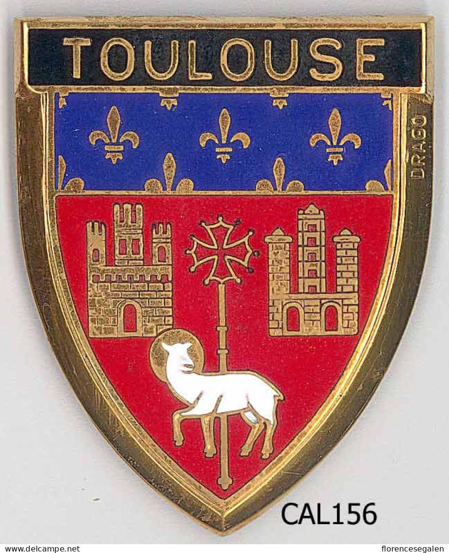 CAL156 - PLAQUE CALANDRE SCOUTER - TOULOUSE - Otros & Sin Clasificación