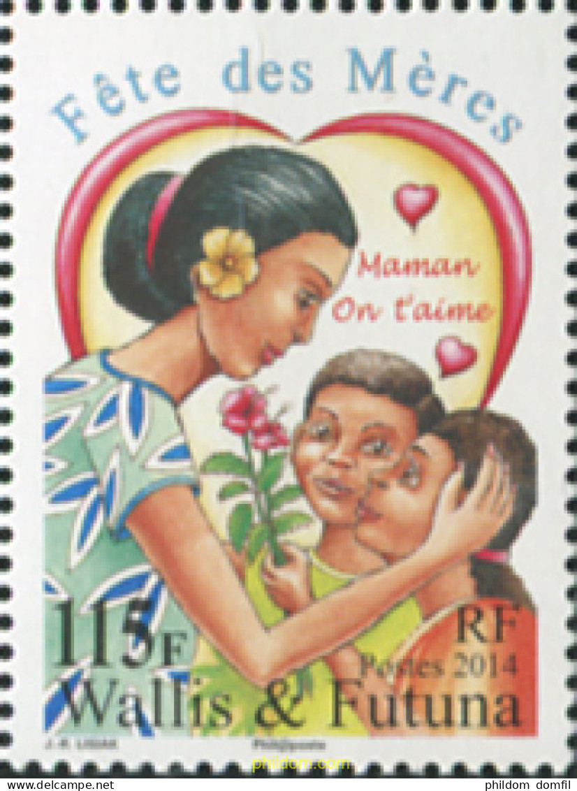 575386 MNH WALLIS Y FUTUNA 2014 DIA DE LA MADRE - Neufs