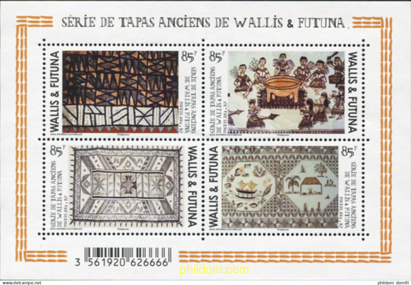 575391 MNH WALLIS Y FUTUNA 2014 TAPICES ANTIGUOS - Neufs