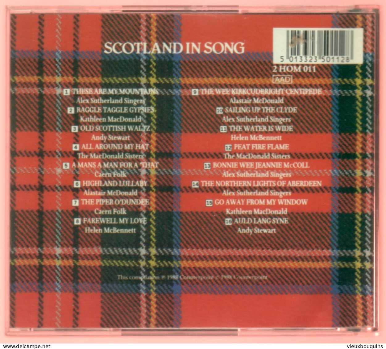ARTISTES VARIéS : SCOTLAND IN SONG - Compilaties