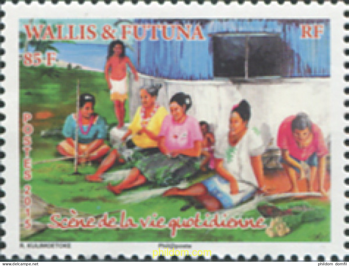 575519 MNH WALLIS Y FUTUNA 2015 ESCENAS DE LA VIDA COTIDIANA - Ongebruikt