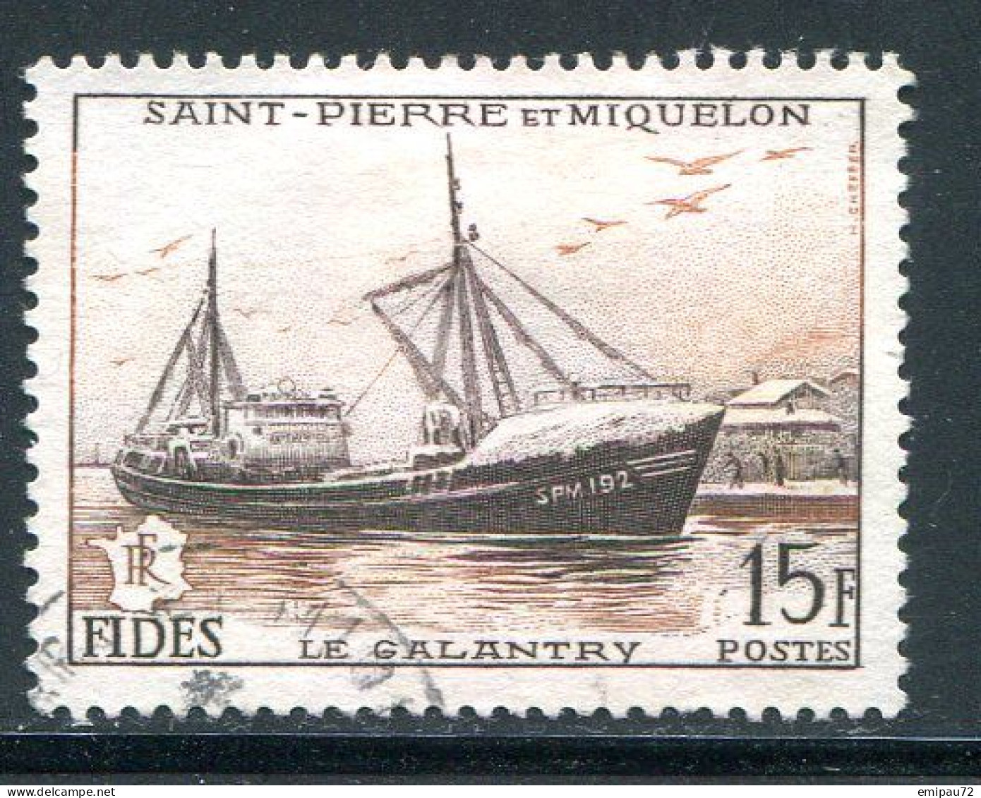 SAINT PIERRE ET MIQUELON- Y&T N°352- Oblitéré - Oblitérés