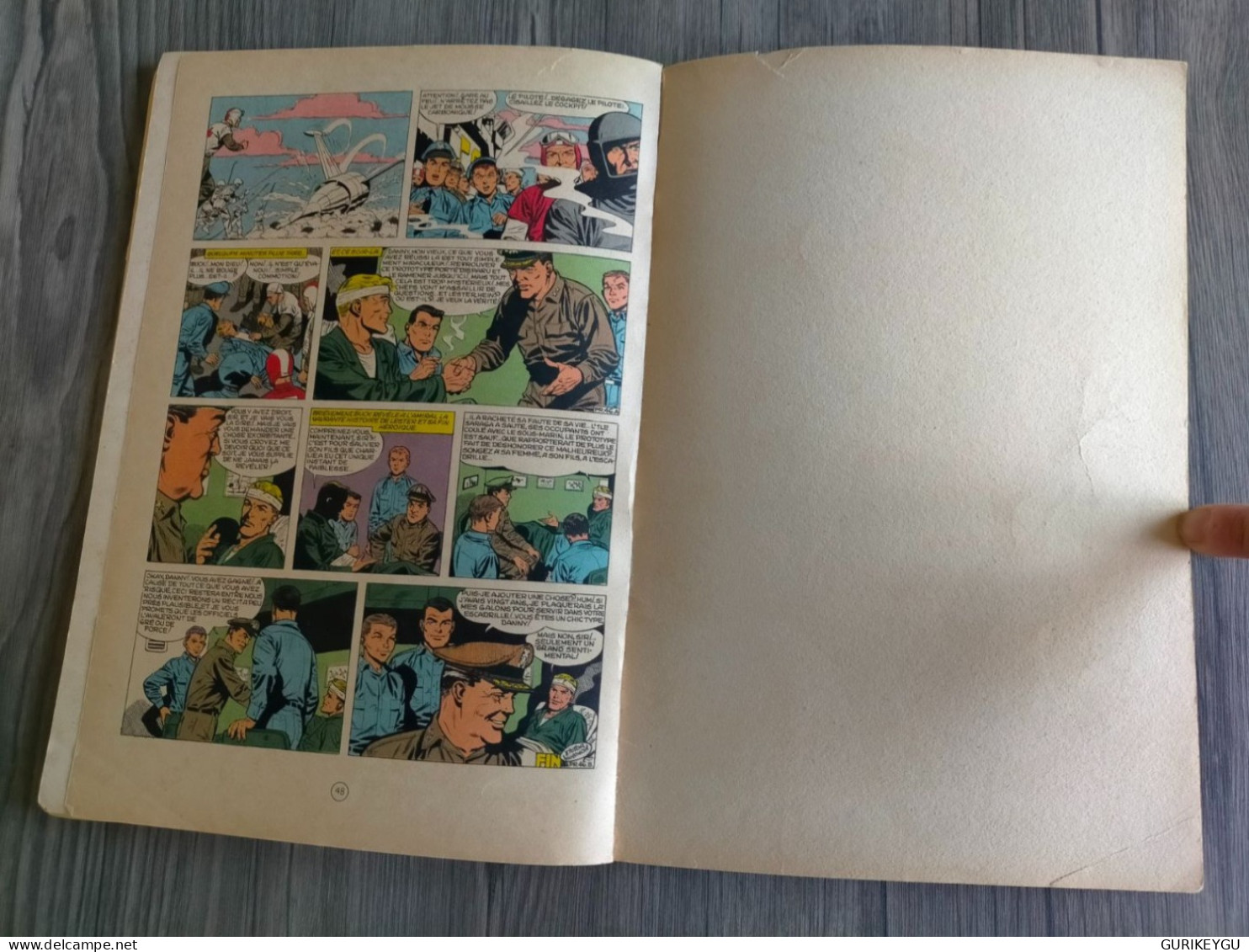 BUCK DANNY n° 21 un prototype a disparue  EO Dupuis de 1972 édition originale