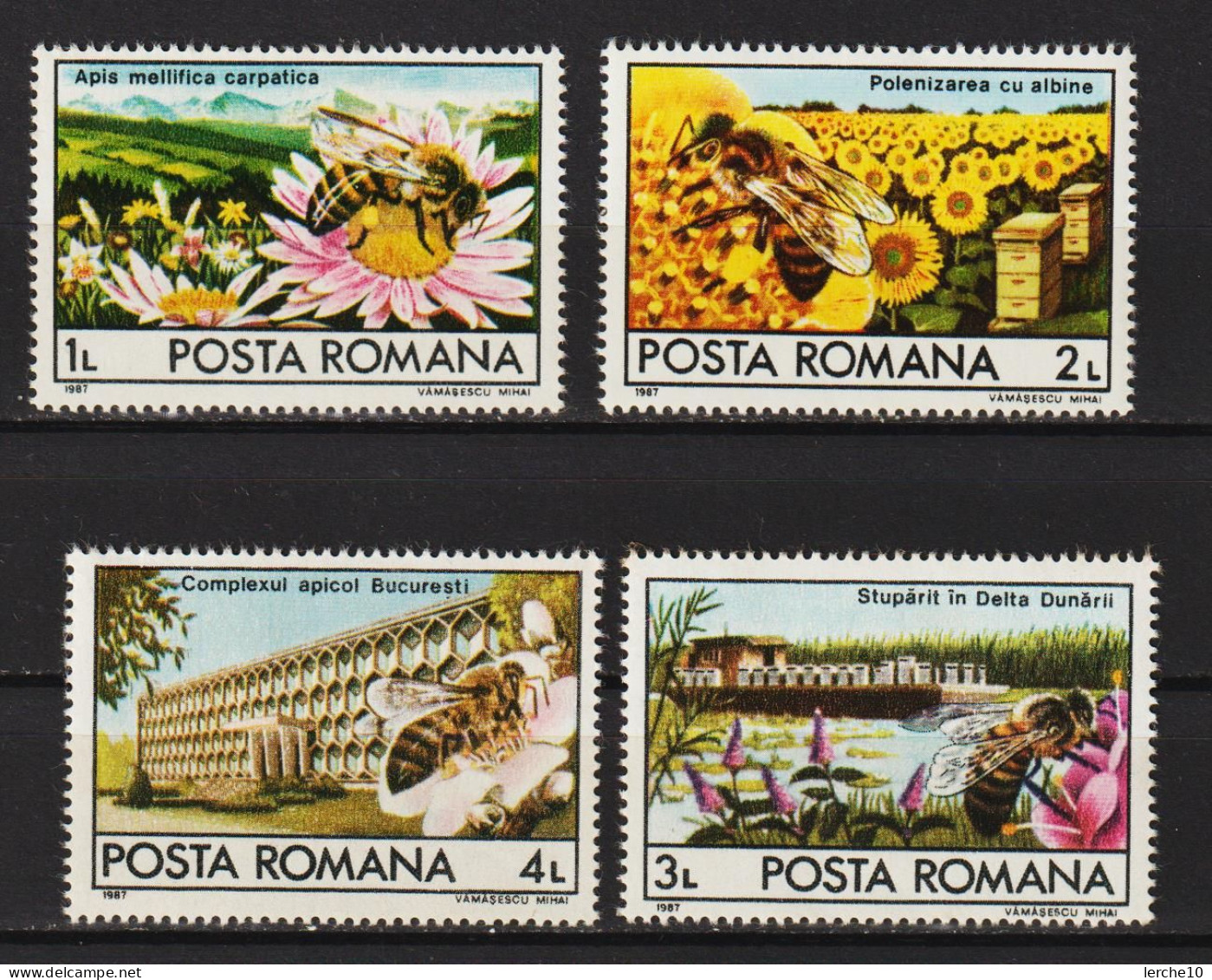 Rumänien  MiNr. 4407-4410 ** Mint MNH - Abeilles