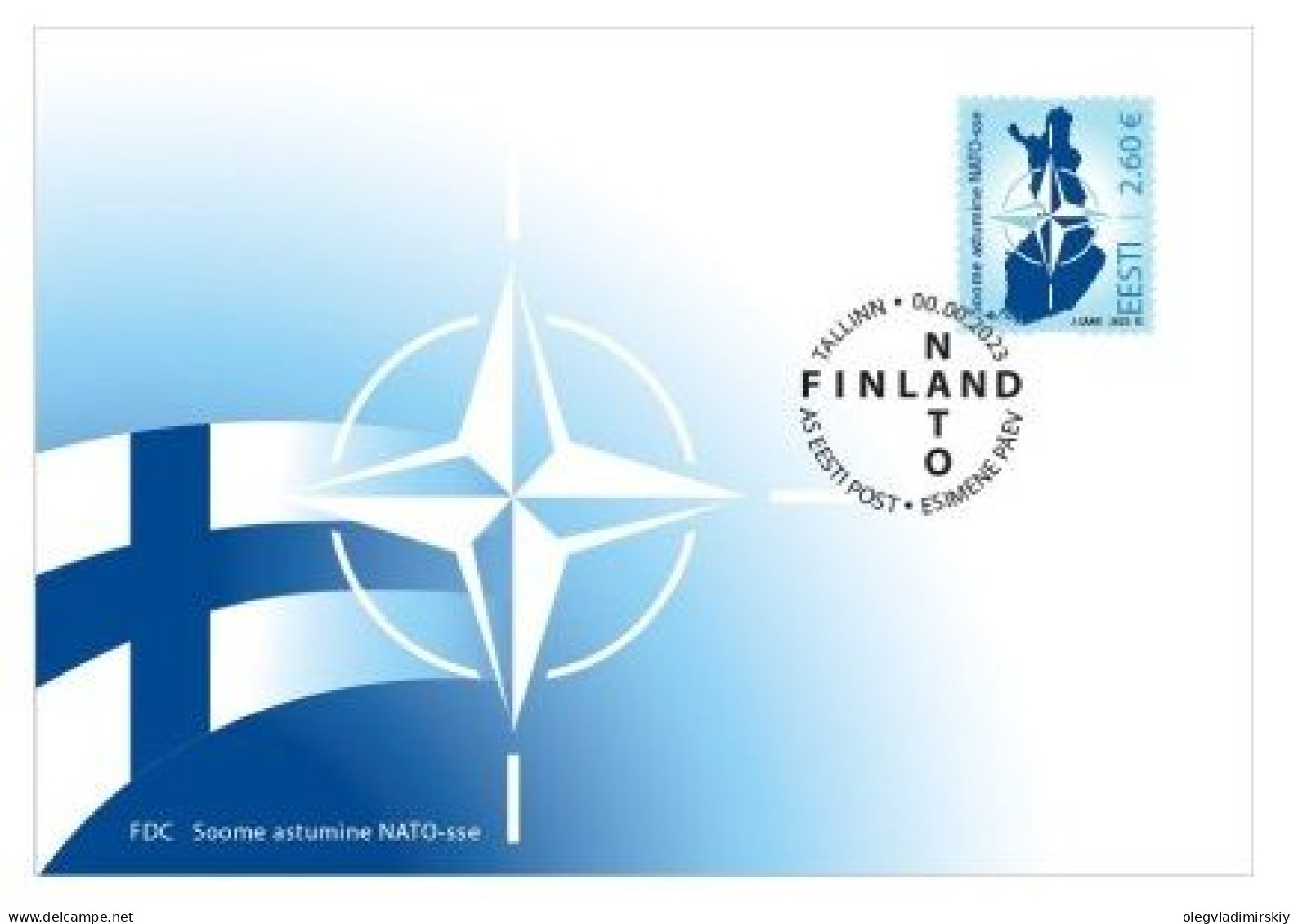 Estonia Estland 2023 Finland Joins NATO FDC - NATO