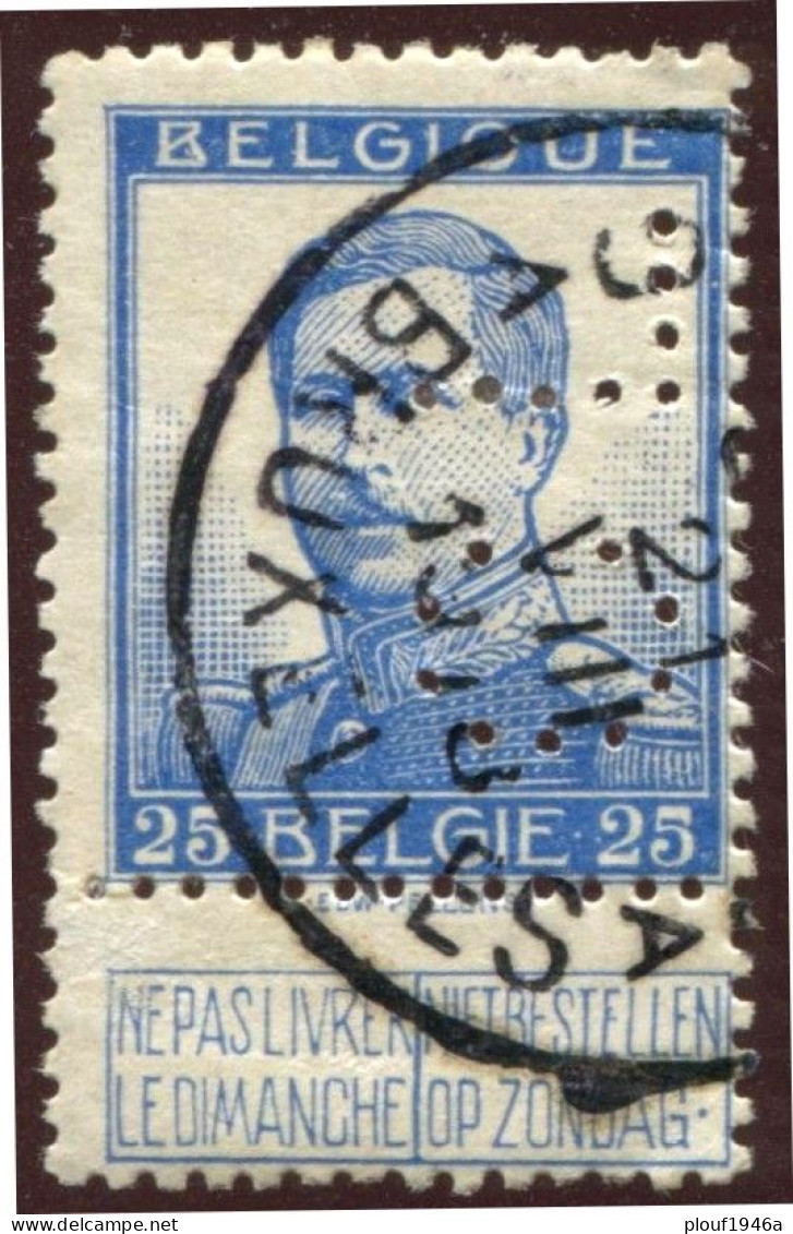 COB  120 (o)  Perforé C.L. - 1909-34