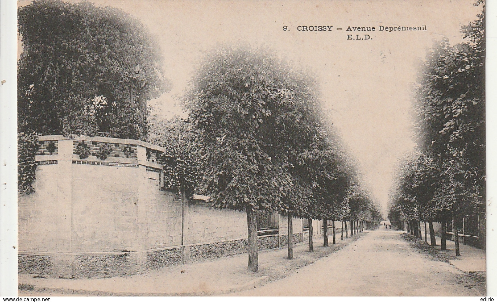 ***  78  ****     CROISSY  Avenue Depremesnil Neuve TTB Au Dos Petite Pub Chocolat Louit(trace Cire) - Croissy-sur-Seine