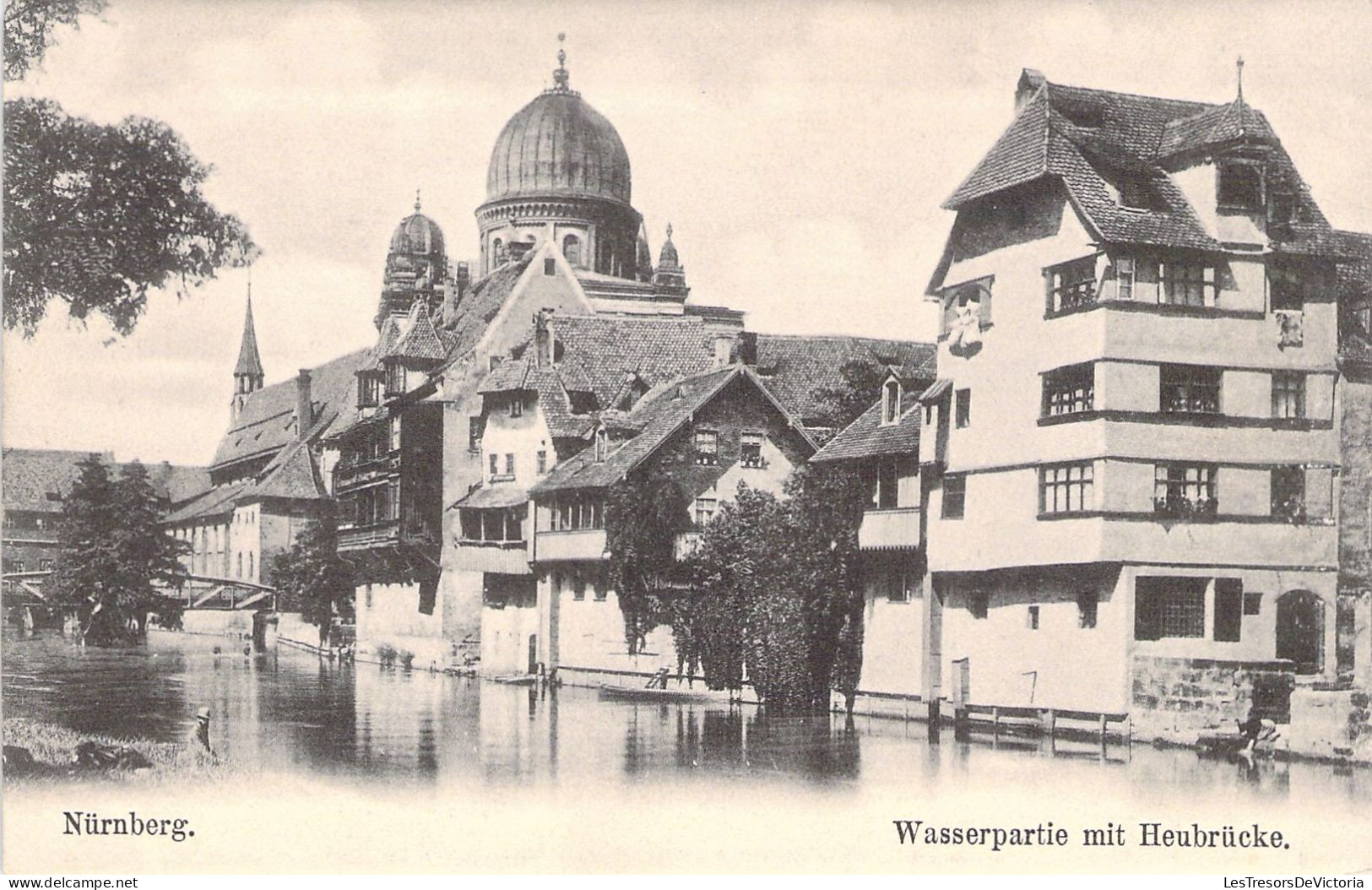 ALLEMAGNE - Nürnberg - Wasserpartie Mit Heubrücke - Carte Postale Ancienne - Autres & Non Classés