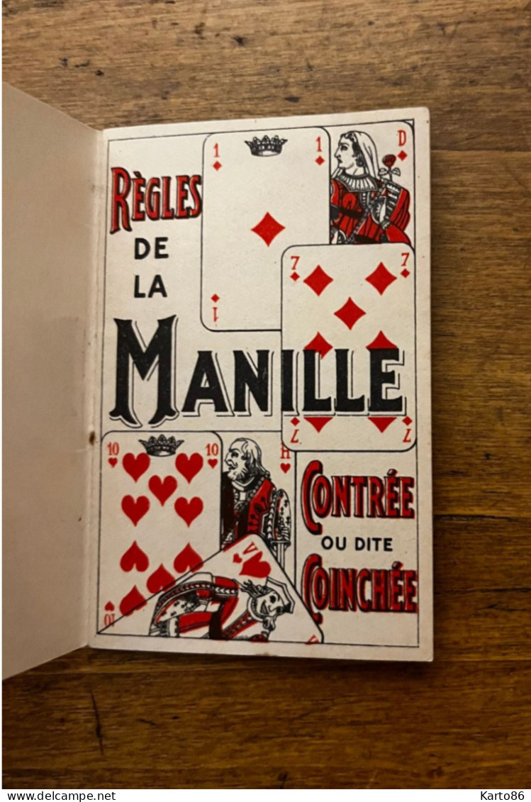 Cartes à Jouer Jeu Carte Cards * MANILLE La Manille Contrée DIEUDONNE & Cie Angers * Illustrateur Jean Adrien Mercier - Cartas