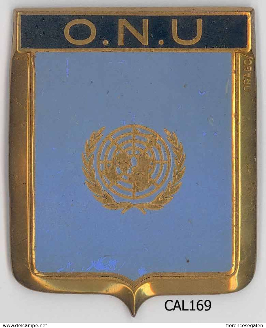 CAL169 - PLAQUE CALANDRE AUTO - O.N.U. - Other & Unclassified