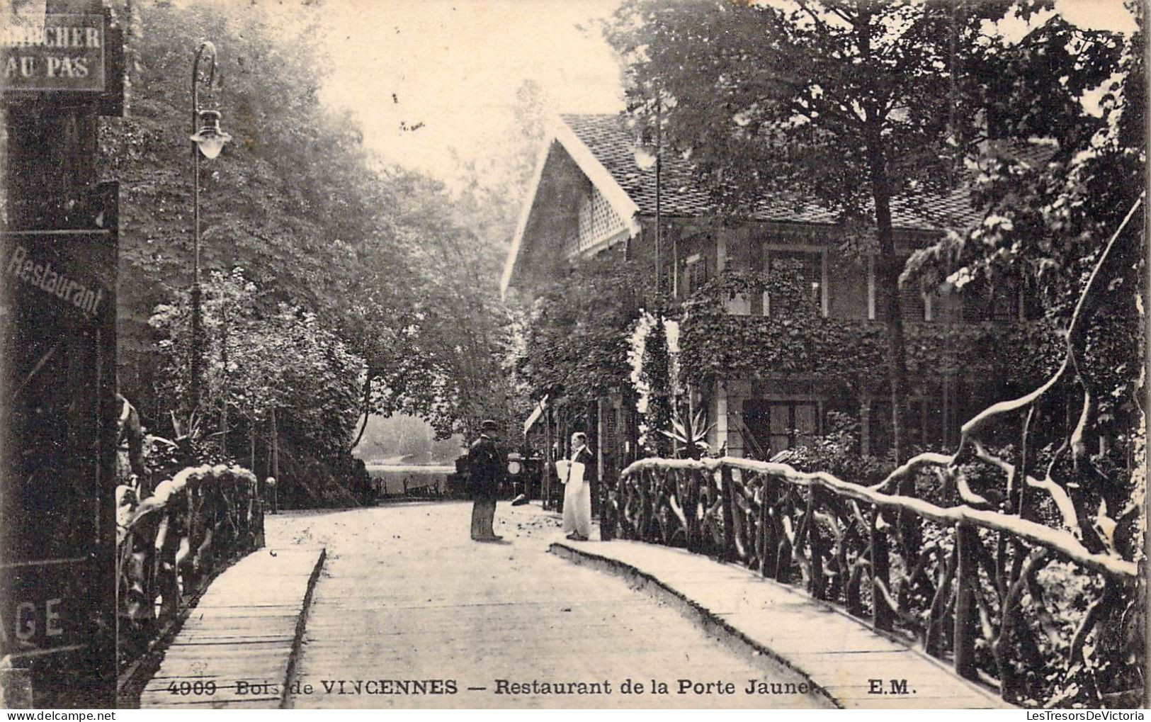 FRANCE - 94 - VINCENNES - Restaurant De La Porte Jaune - E M - Carte Postale Ancienne - Vincennes