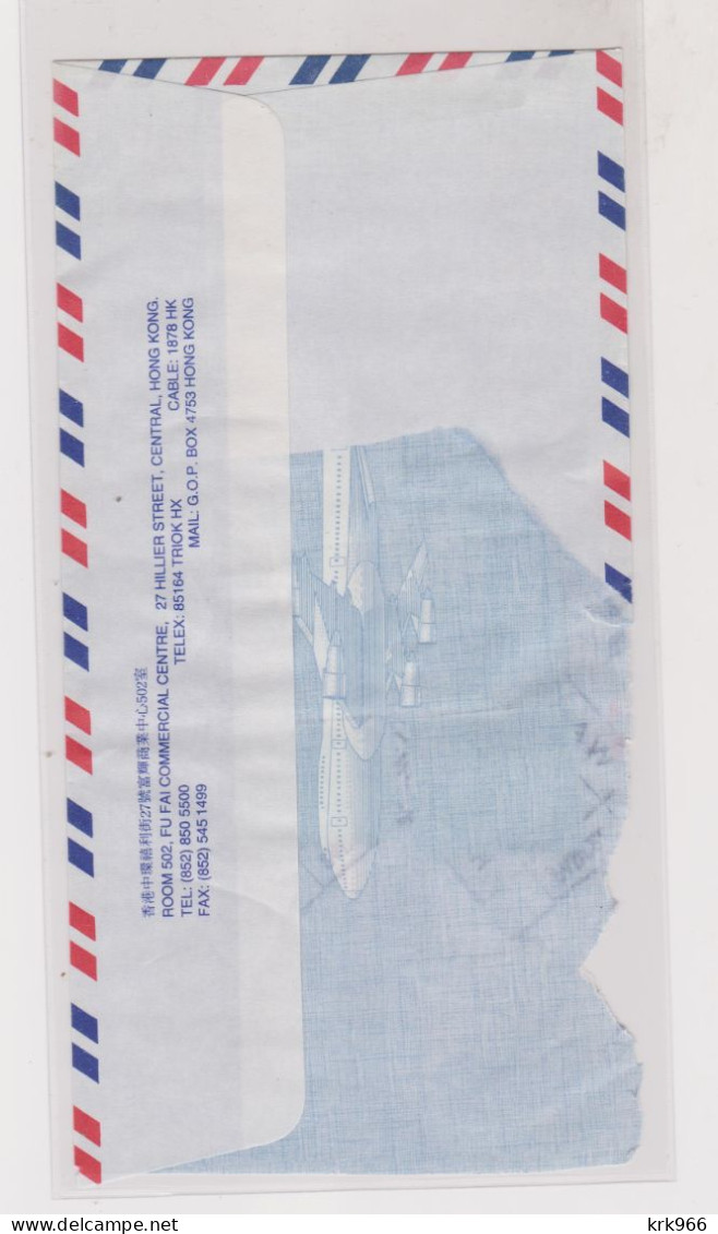 HONG KONG 1995  50 $ X 9 Used On Parcel Piece - Oblitérés