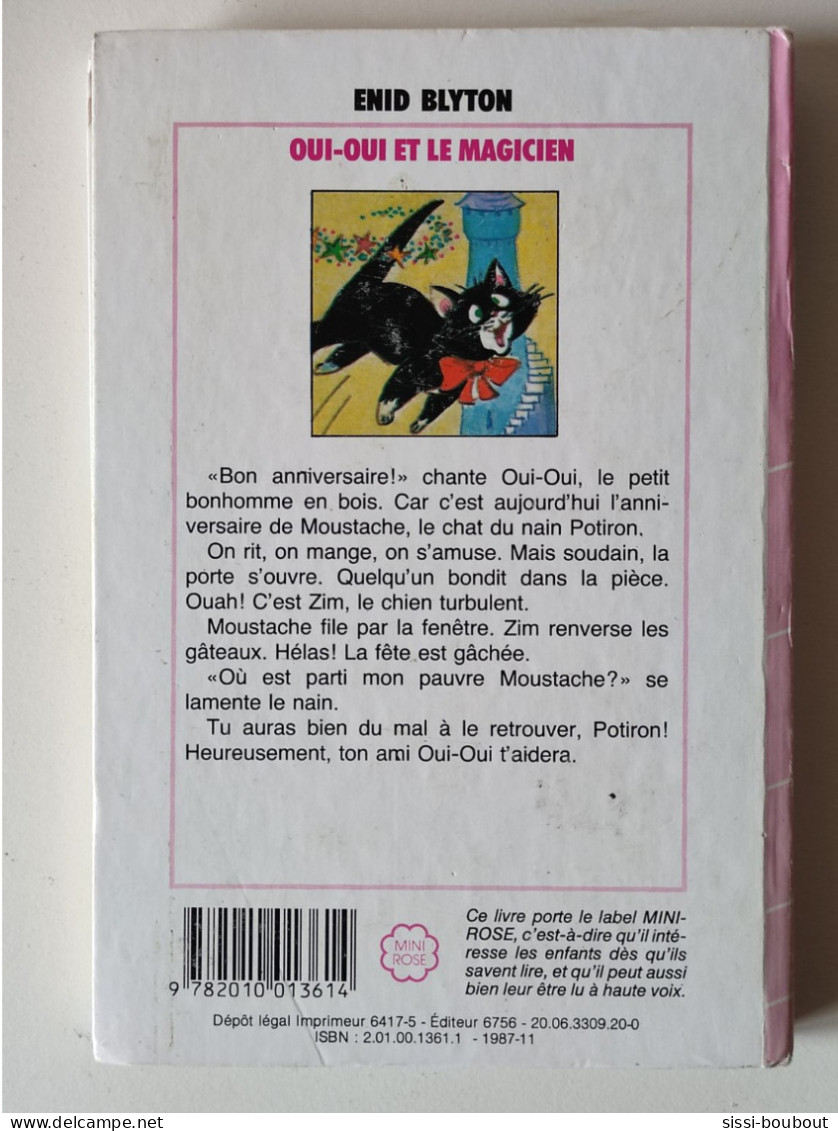 OUI-OUI - Et Le MAGICIEN- Collection "Bibliothèque Rose" - Mini-Rose - Par Enid BLYTON - Bibliothèque Rose