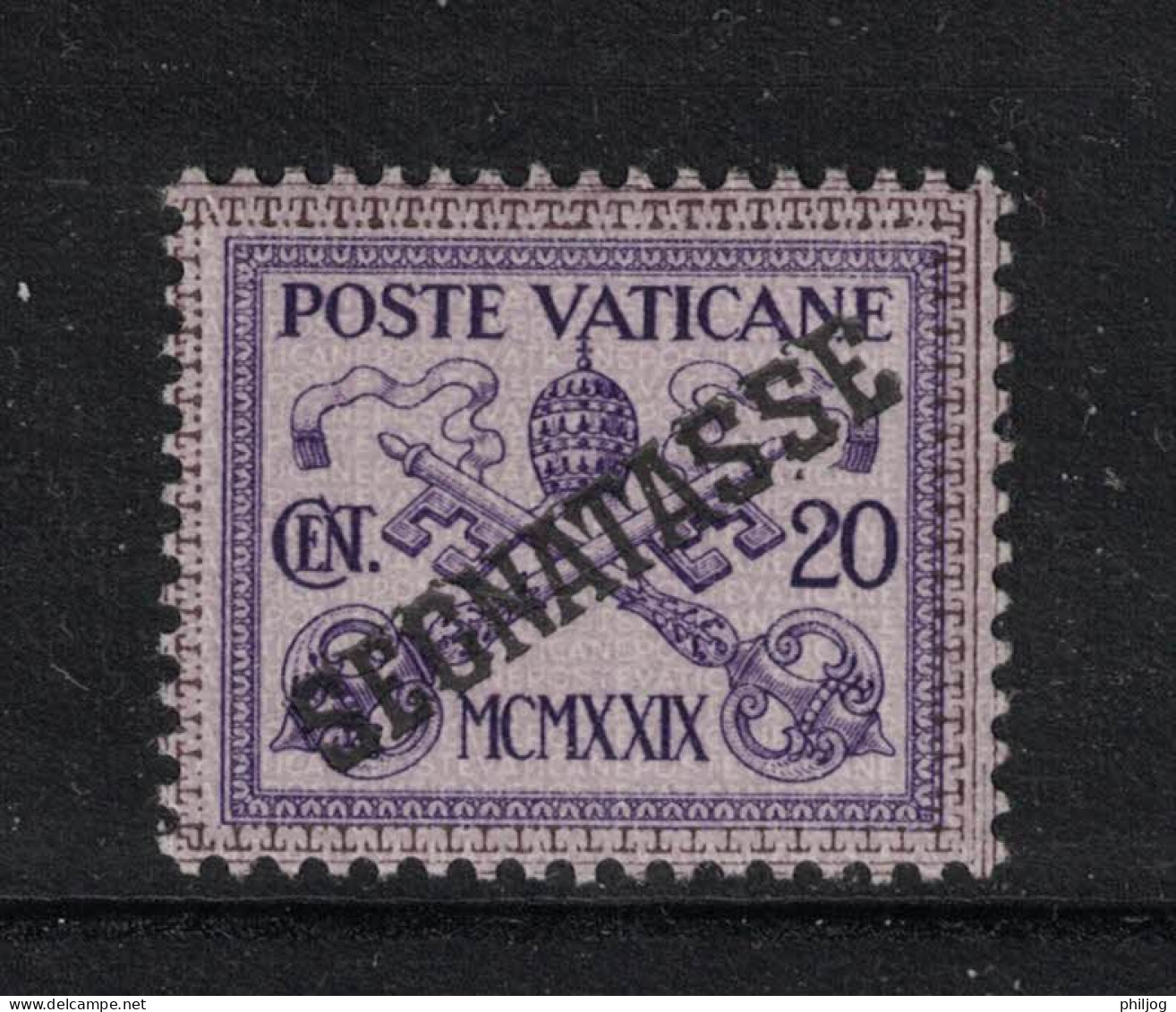 Vatican - Vatican City - Vaticano - Yvert Taxe 3 Neuf SANS Charnière - Armoiries Pontificales - Segnatasse