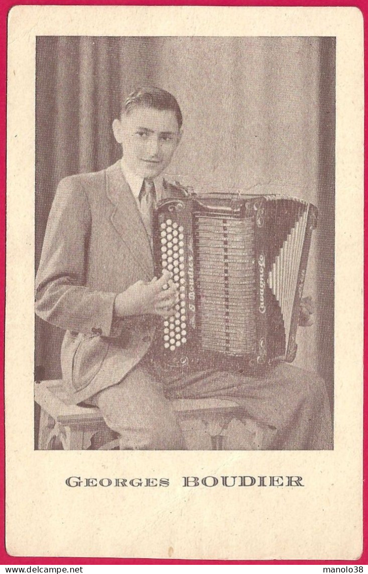 Georges Boudier. Accordéoniste. - Chanteurs & Musiciens