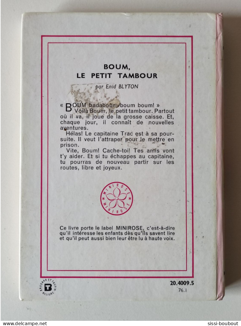 BOUM - Le Petit Tambour - Collection "Bibliothèque Rose" - Mini-Rose - Par Enid BLYTON - Bibliothèque Rose