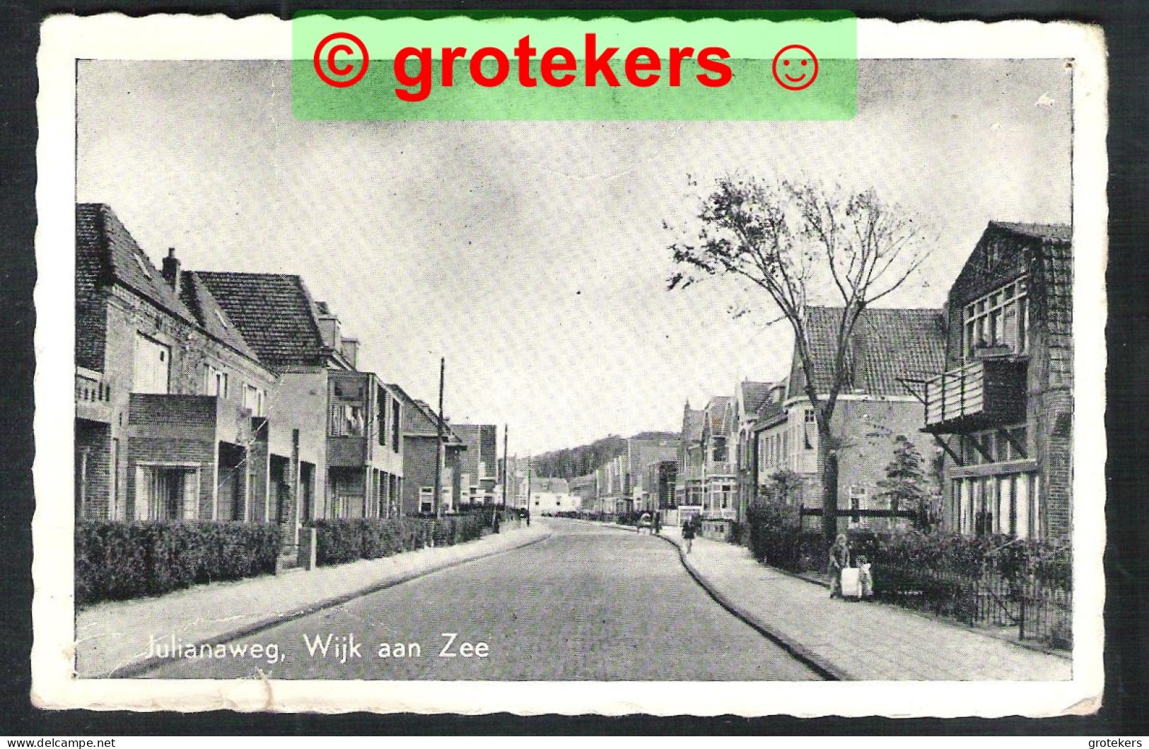 WIJK AAN ZEE Julianaweg 1954 Met Code BJ Van De Transorma Sorteermachine - Wijk Aan Zee