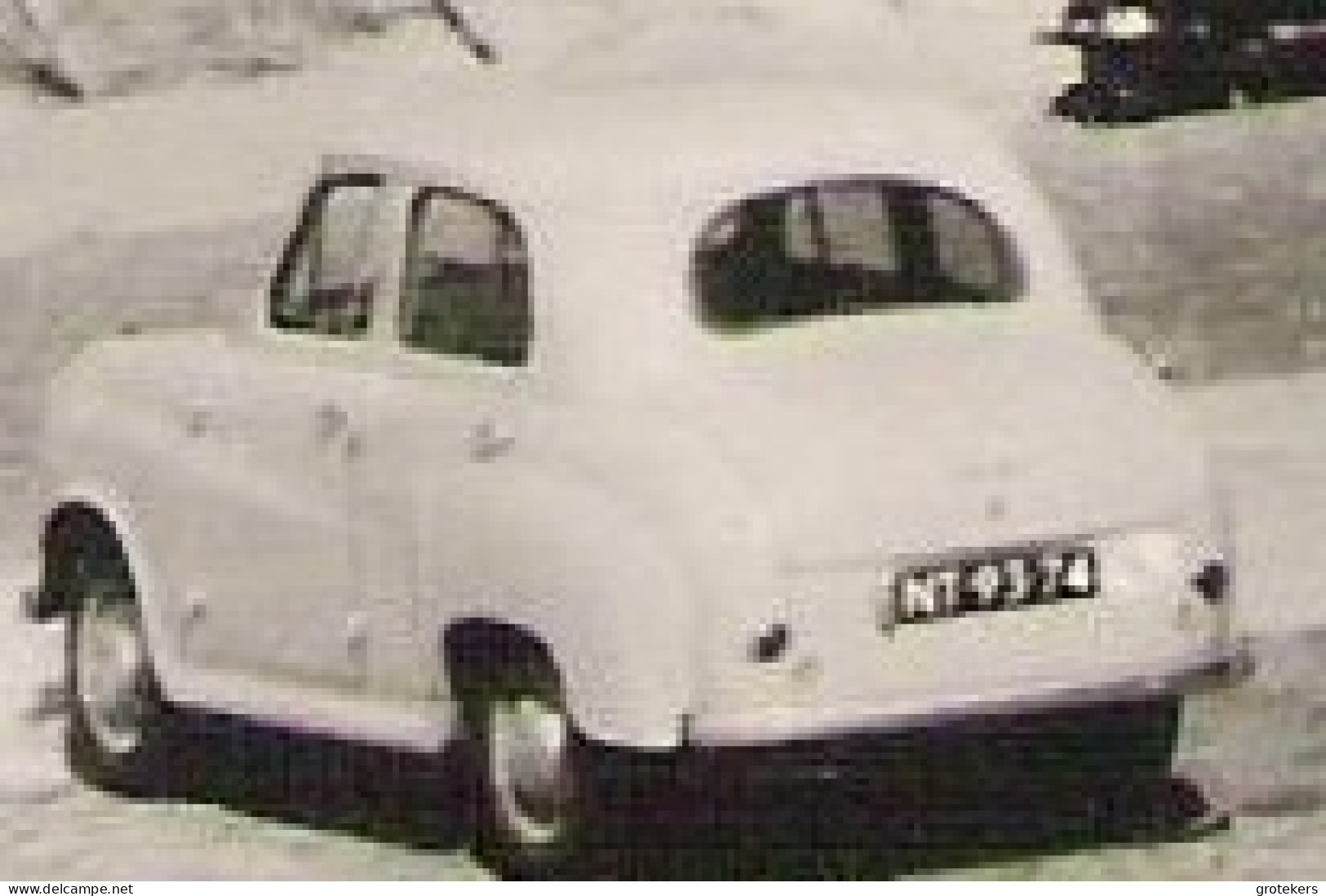 WIJK AAN ZEE Stichting Vakantievreugd 1963 AUTO Plate NT-93-74 En VW-kever - Wijk Aan Zee