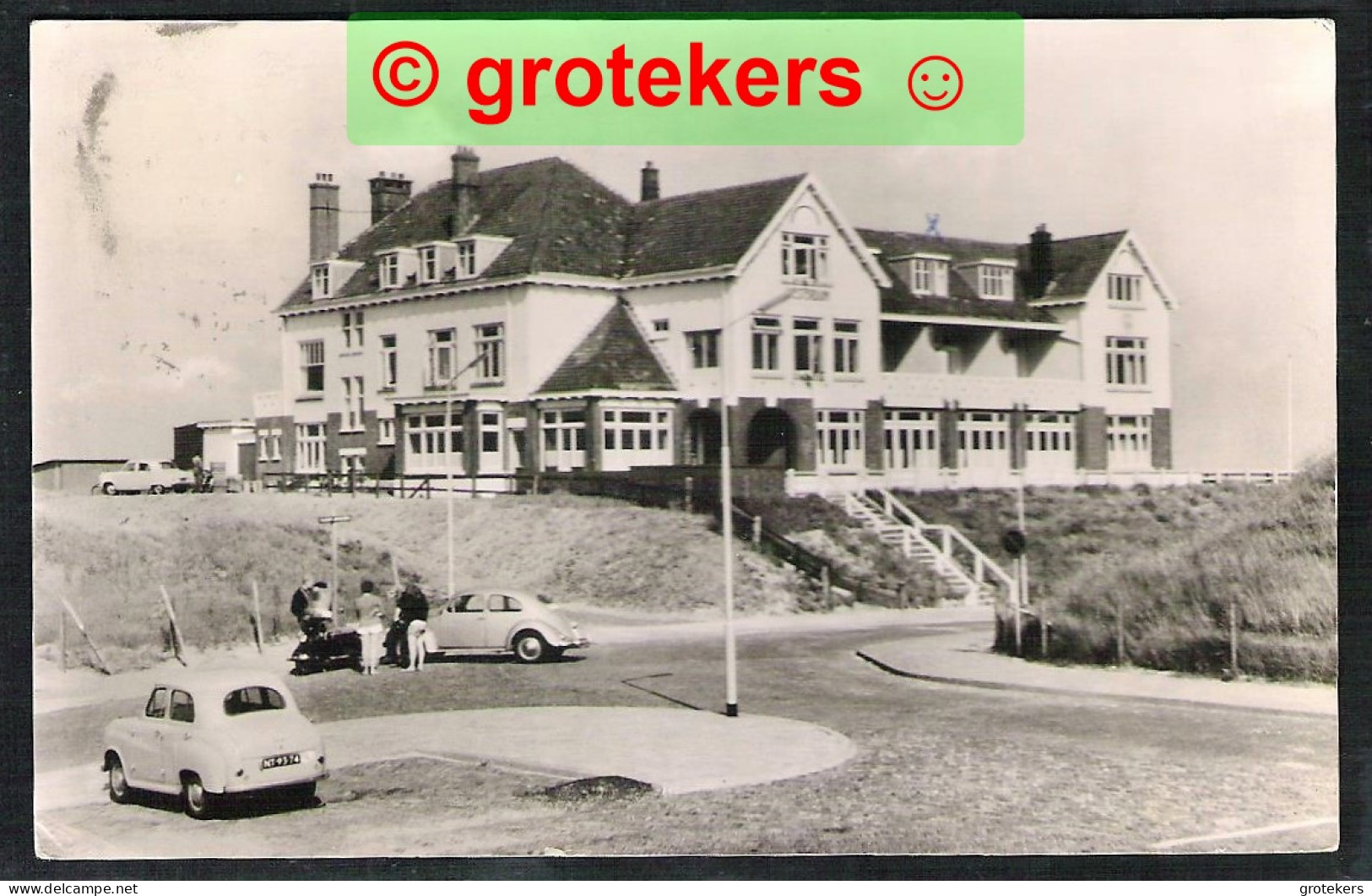 WIJK AAN ZEE Stichting Vakantievreugd 1963 AUTO Plate NT-93-74 En VW-kever - Wijk Aan Zee