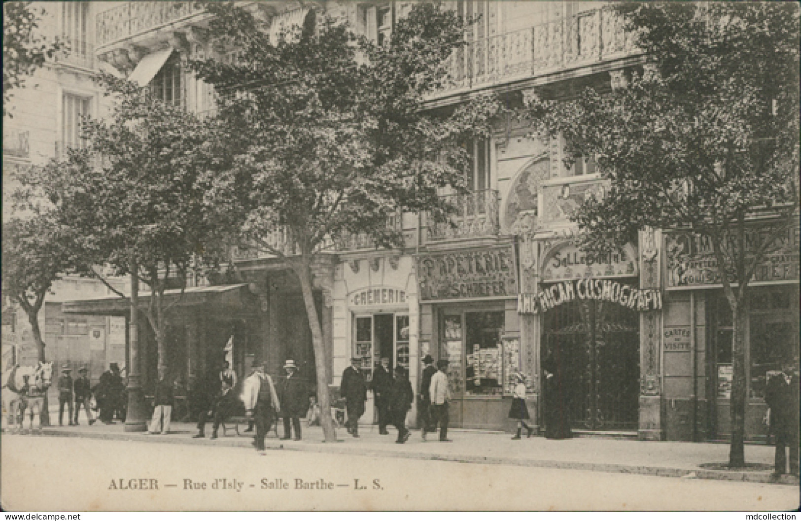 DZ  ALGER / Rue D'Isly. Salle Barthe / - Alger