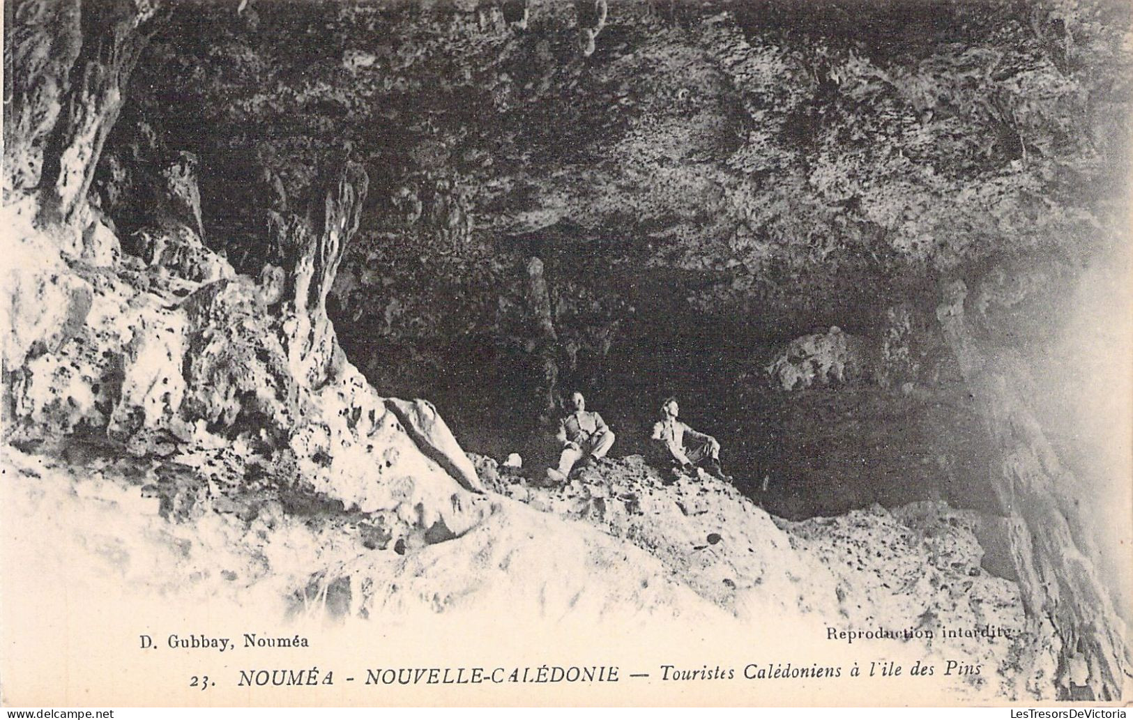 NOUVELLE CALEDONIE - NOUMEA - Touristes Calédoniens à L'Ile Des Pins - Carte Postale Ancienne - Nouvelle Calédonie