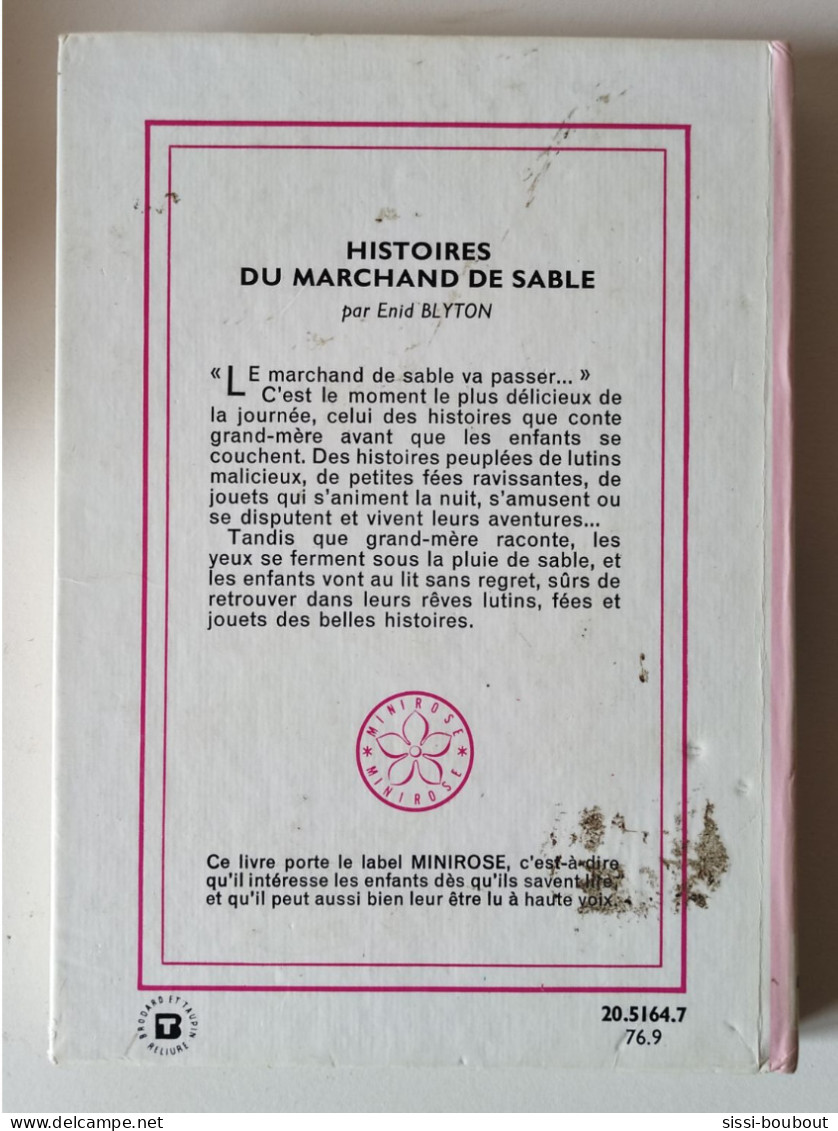 Histoire Du Marchand De Sable - Collection "Bibliothèque Rose" - Par Enid BLYTON - Bibliotheque Rose