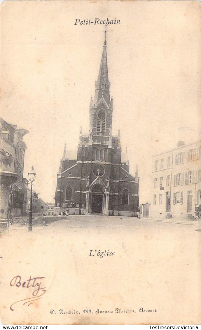 BELGIQUE - PETIT RECHAIN - L'église - Carte Postale Ancienne - Other & Unclassified