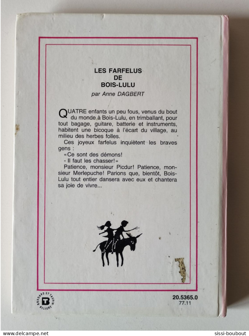 Les Farfelus De Bois-Lulu - Collection "Bibliothèque Rose" - Par Anne DAGBERT - Bibliothèque Rose