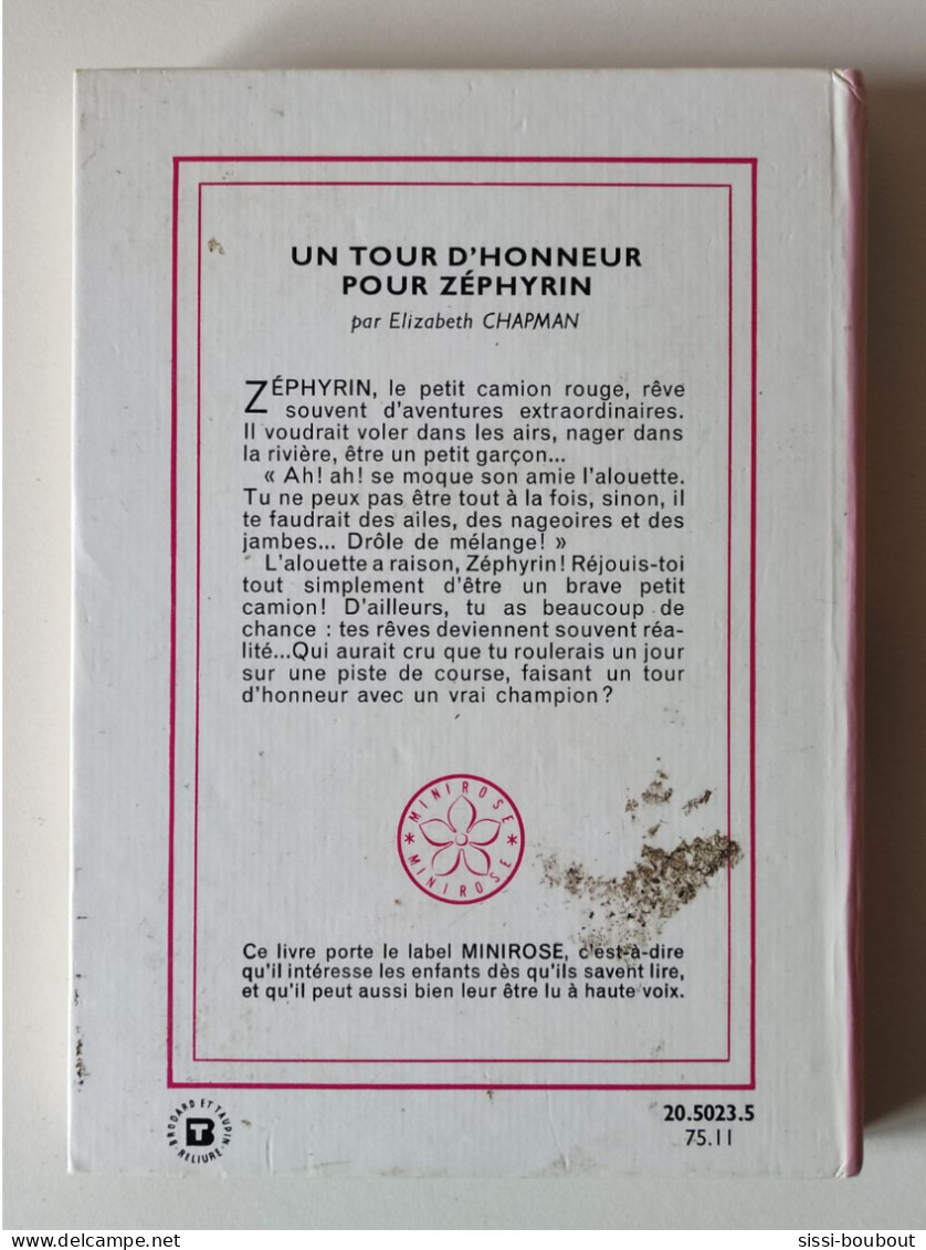 Un Tour D'honneur Pour ZEPHYRIN - Collection "Bibliothèque Rose" - Par Elizabeth CHAPMAN - Biblioteca Rosa