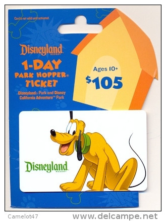 U.S.A. Disneyland California Ticket # 142a - Disney Passports