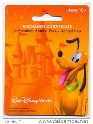Walt Disney World, Orlando, Florida, U.S.A.  Ticket # Dtw-33 - Pasaportes Disney