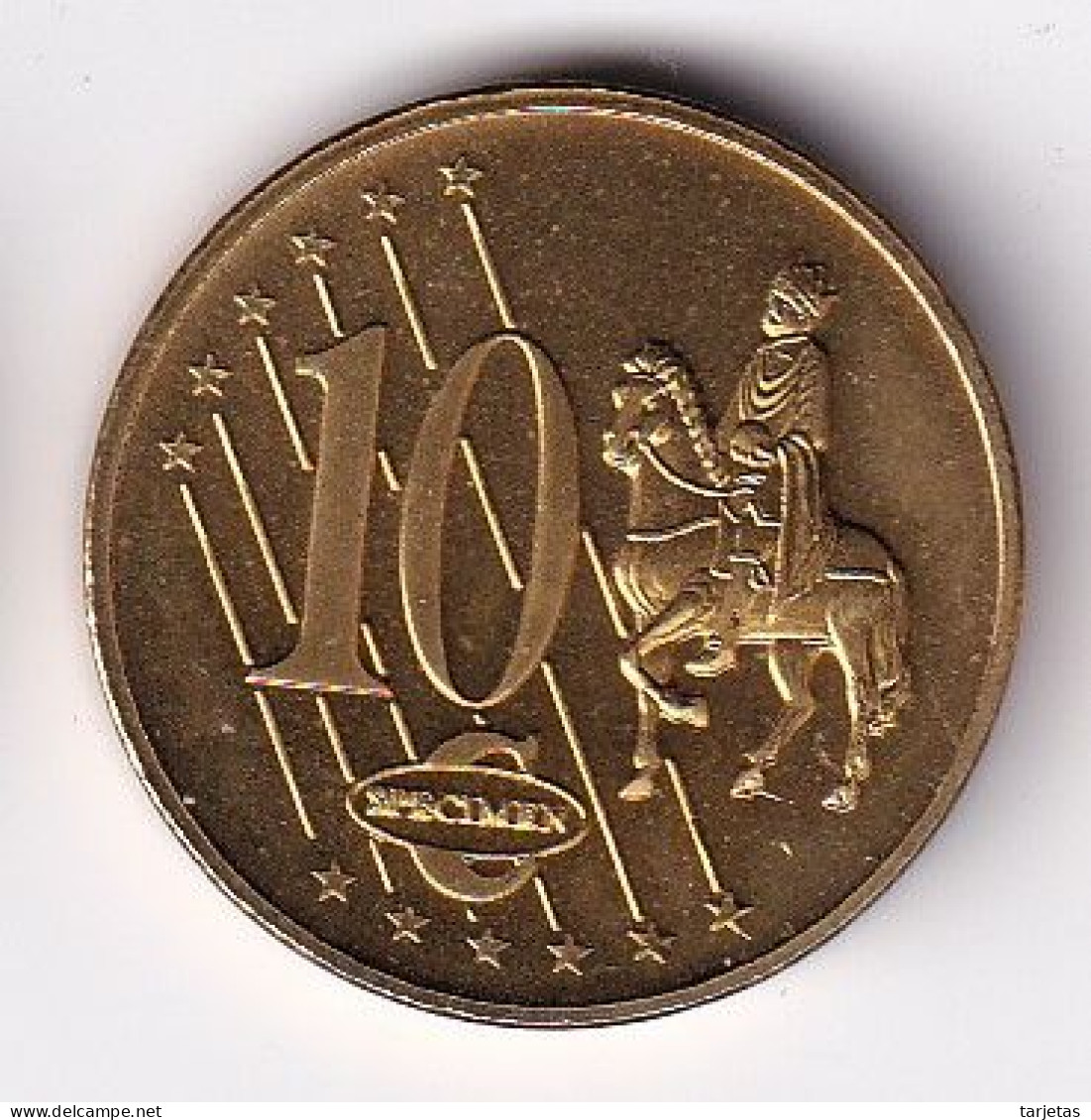 MONEDA DE PRUEBA DE SERBIA DE 10 CENTIMOS DE EURO DEL AÑO 2004 (COIN) - Serbie