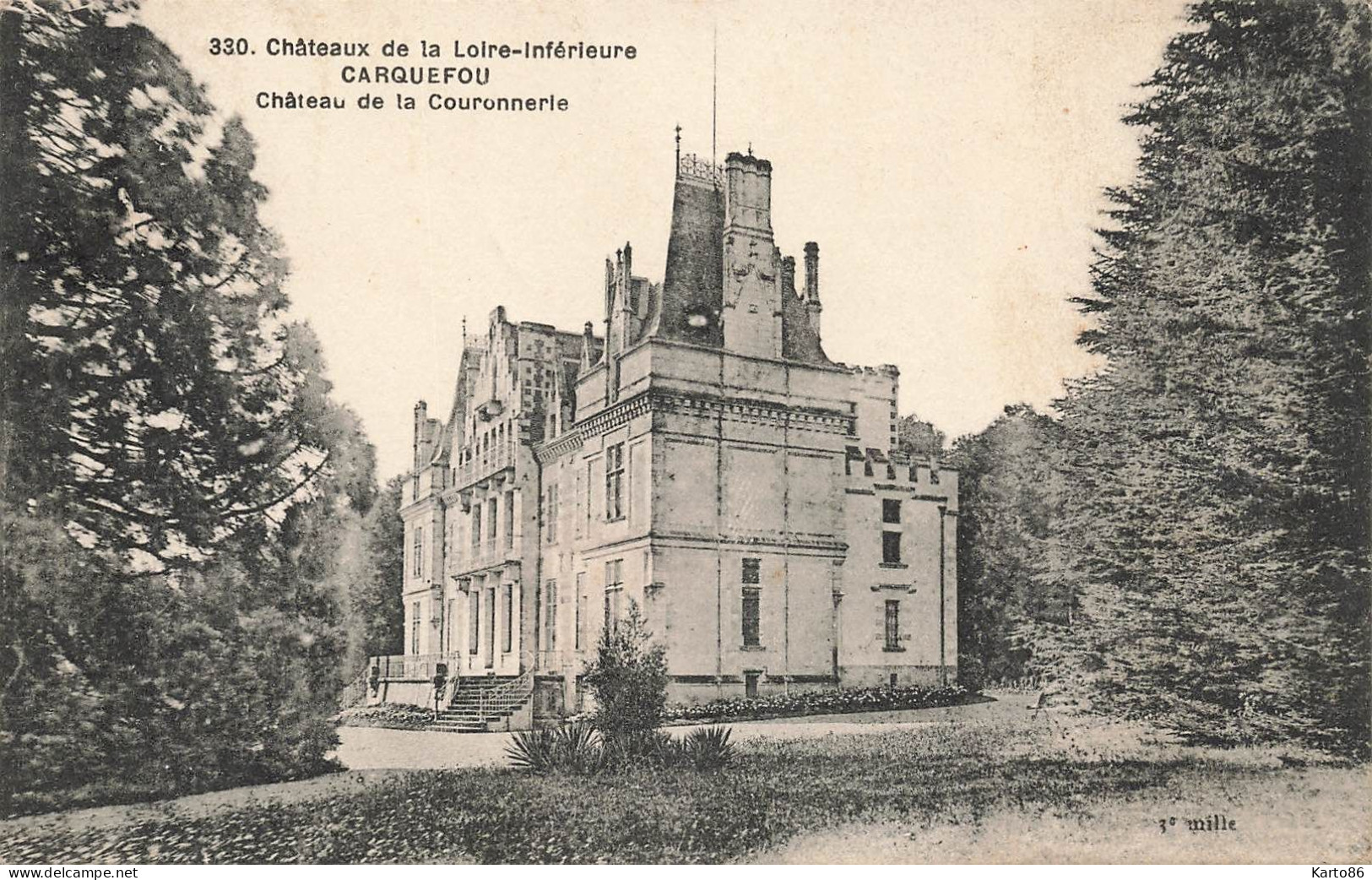 Carquefou * Le Château De La Couronnerie * Châteaux De La Loire Inférieure N°330 - Carquefou