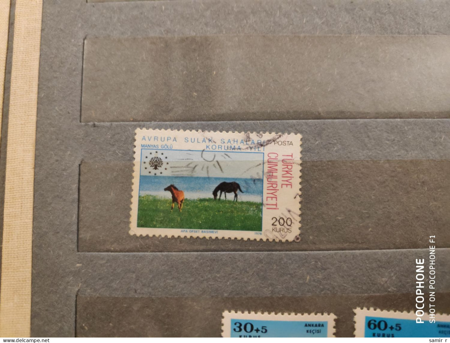 1976 Turkey Horses (F7) - Used Stamps