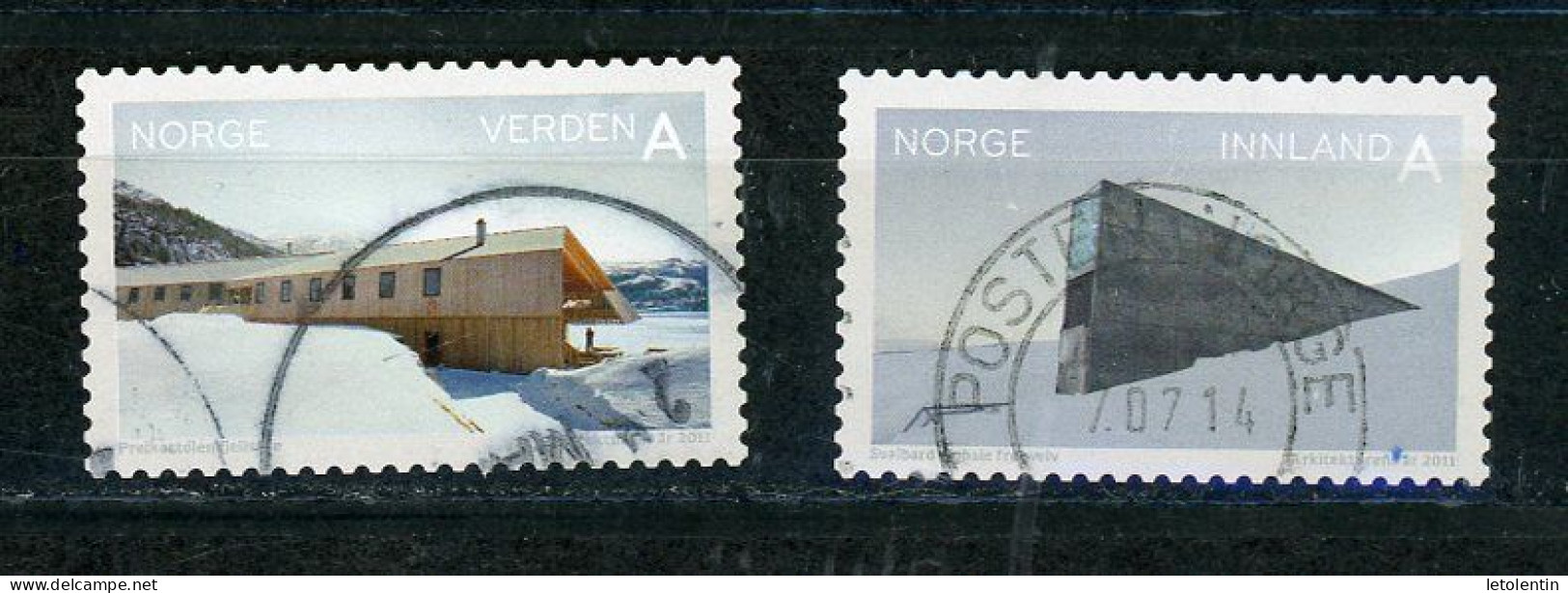 NORVEGE : TOURISME - Yvert N° 1695+1696 Obli. - Gebraucht