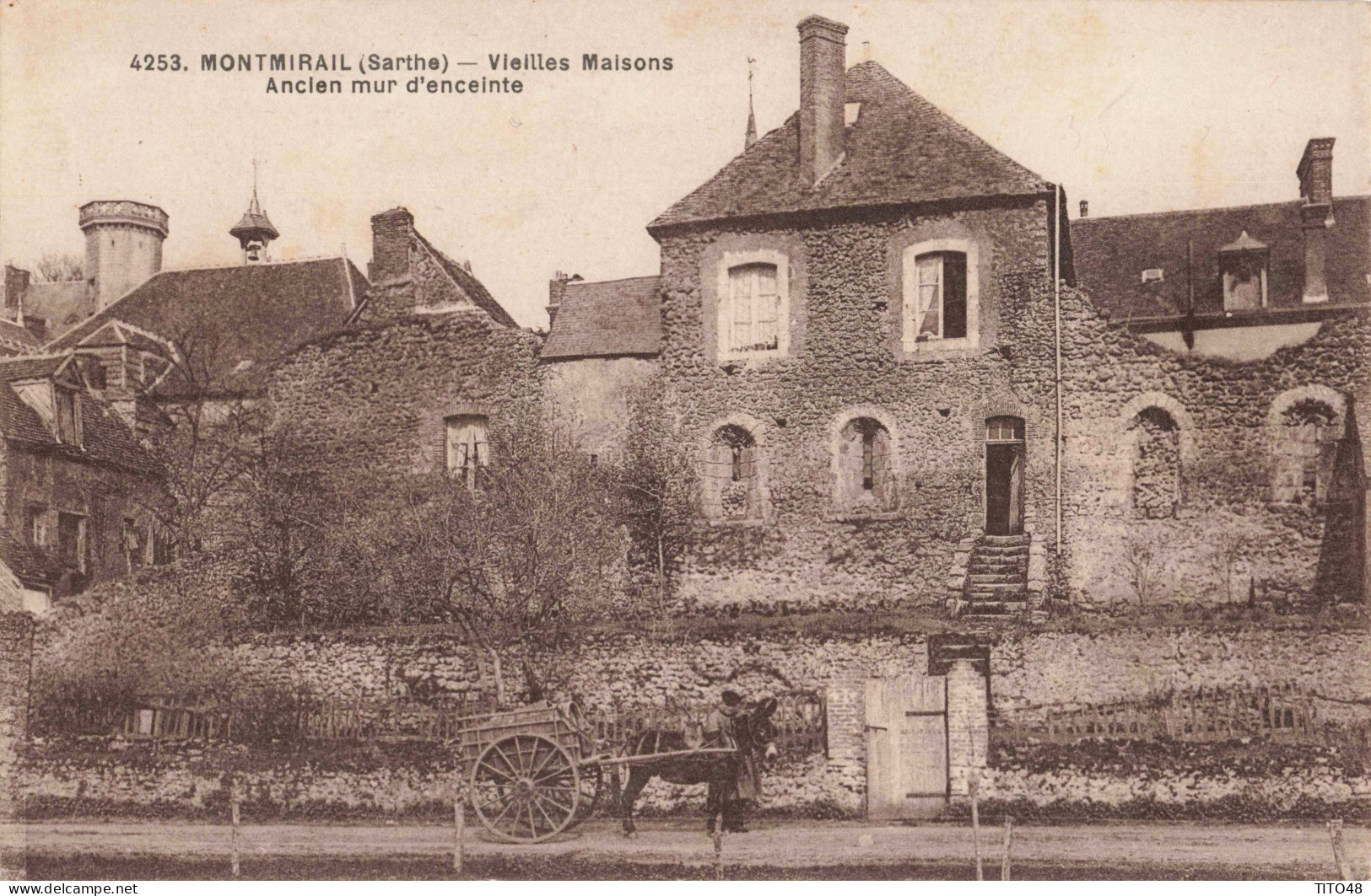 FR- 72 SARTHE - MONTMIRAIL - Vieilles Maisons - Ancien Mur D'Enceinte - Montmirail