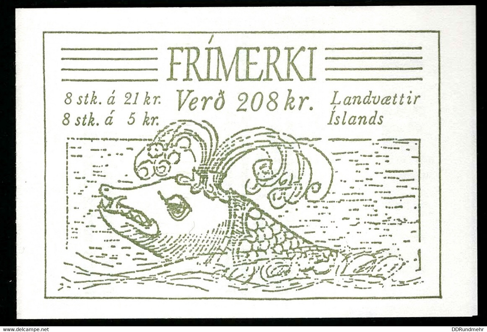 1990 Michel IS MH3 Yvert Et Tellier IS C667 Stanley Gibbons IS SB11 Facit IS HM3 Xx MNH - Markenheftchen