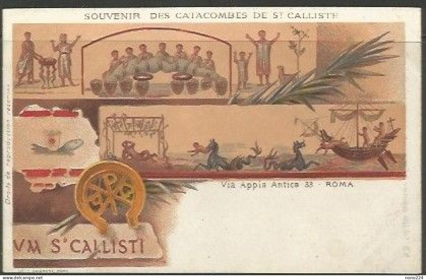 Carte P ( Rome / Souvenir Des Catacombes De St.Calliste ) - Expositions