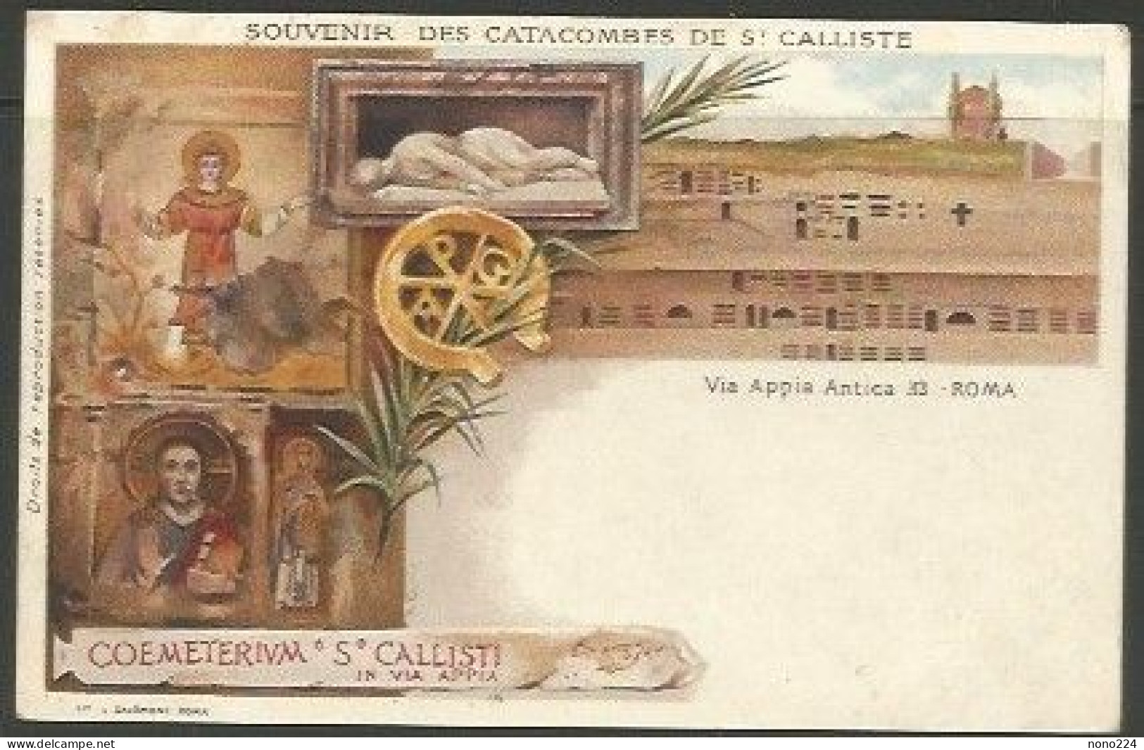 Carte P ( Rome / Souvenir Des Catacombes De St.Calliste ) - Exhibitions