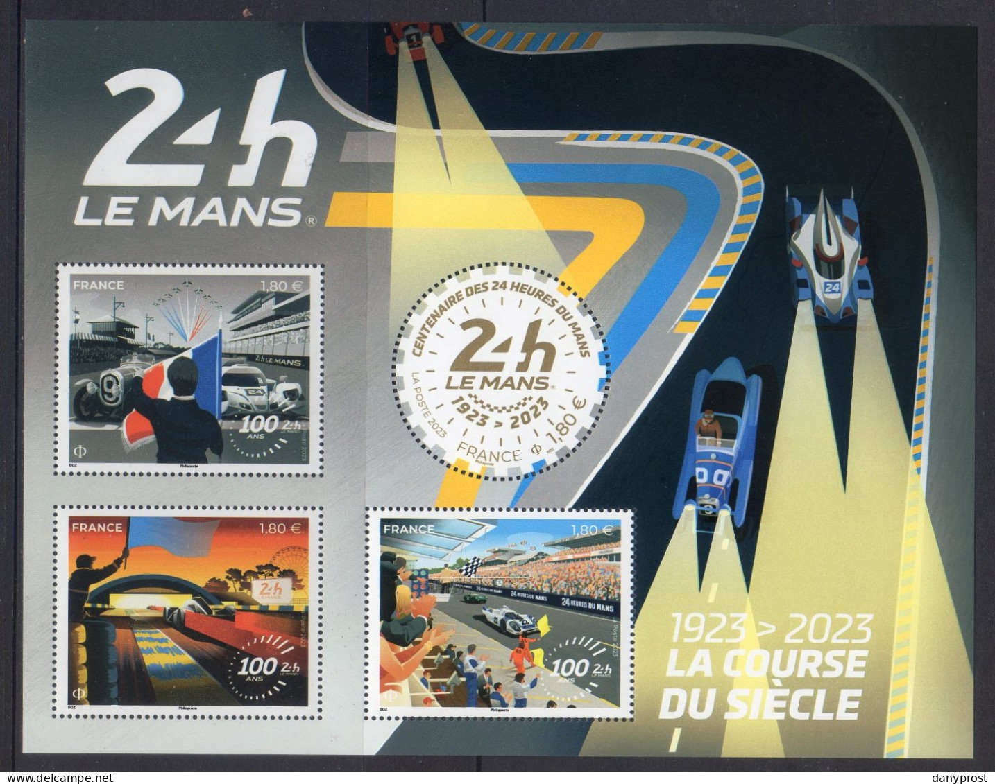 FR 2023 - BLOC " CENTENAIRE 24h Du MANS " - 4 Vues à 1.80 € - Neuf** - Neufs