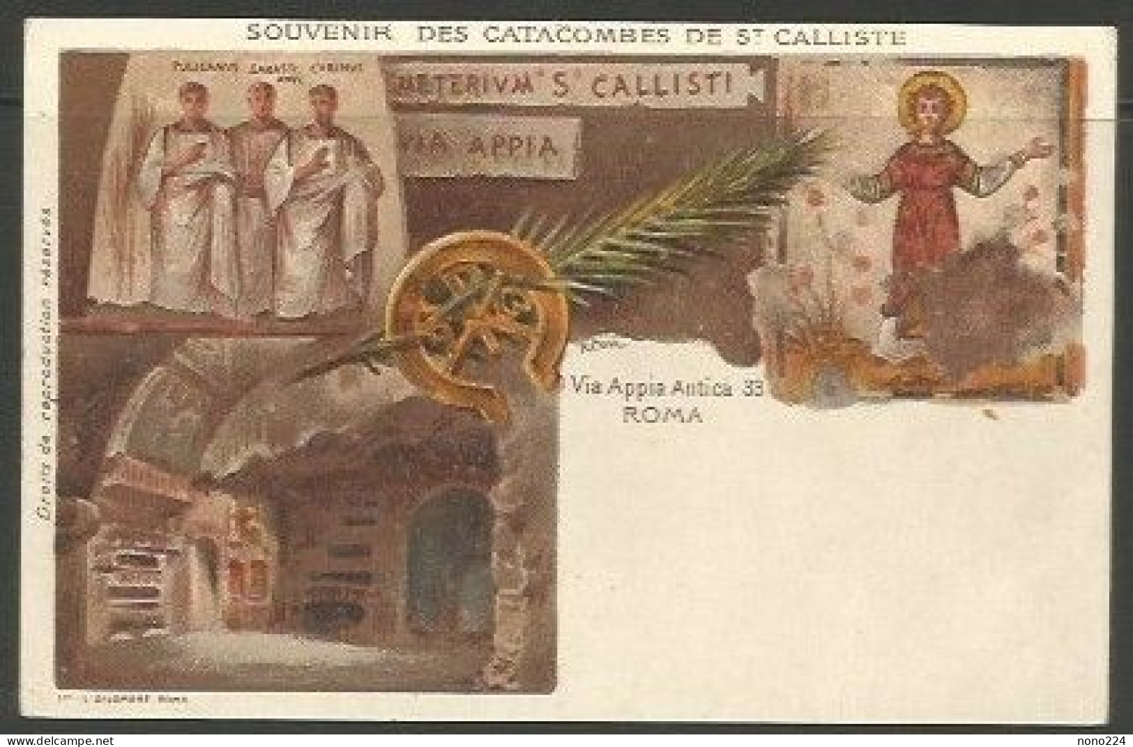 Carte P ( Rome / Souvenir Des Catacombes De St.Calliste ) - Mostre, Esposizioni