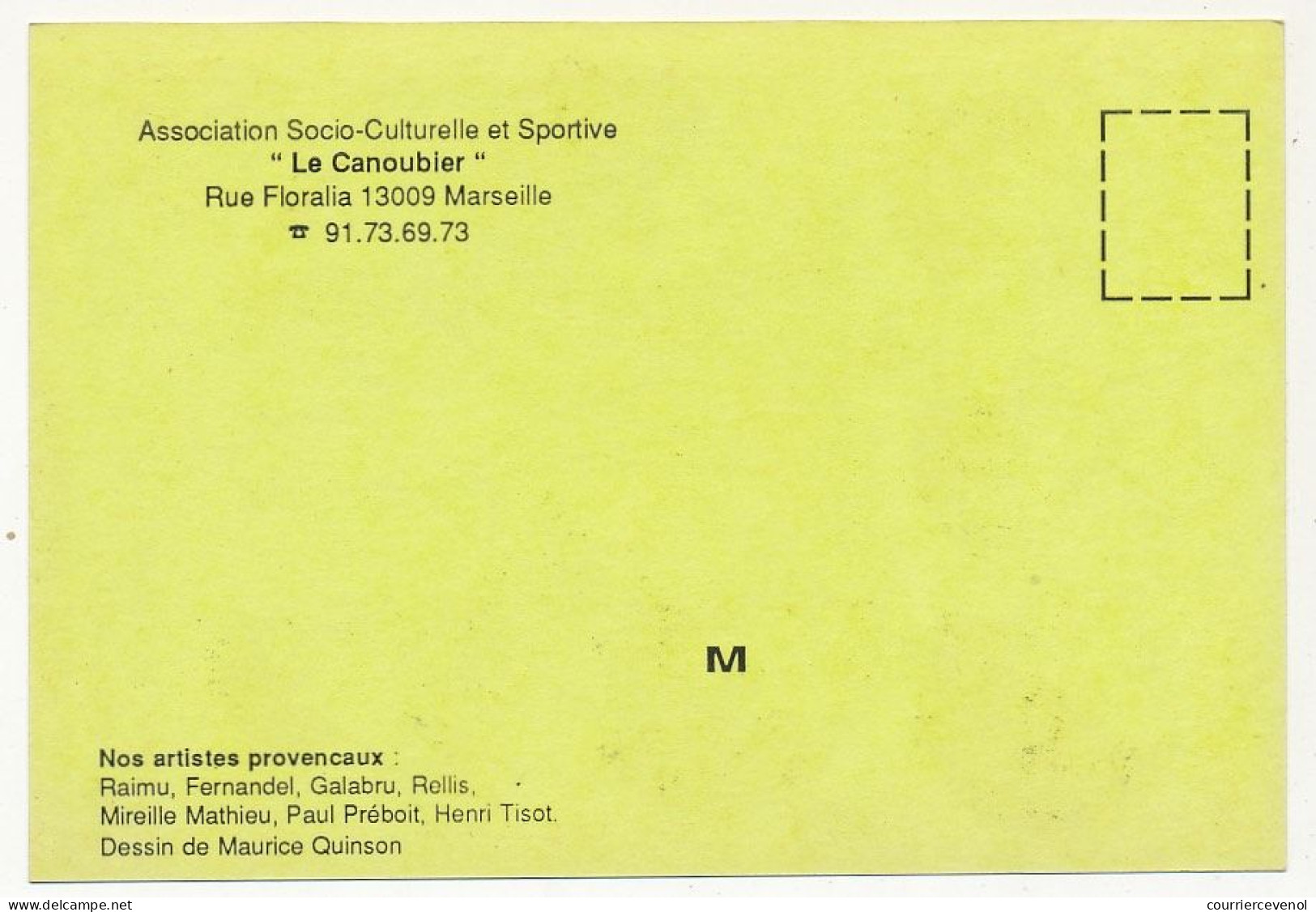 CPM - MARSEILLE (B Du R) - Marseille Bonneveine - 1er Mai 1988 - "Cartes à Jouets" Dessin De Quinson - Südbezirke, Mazargues, Bonneveine, Pointe Rouge, Calanque-Felsen