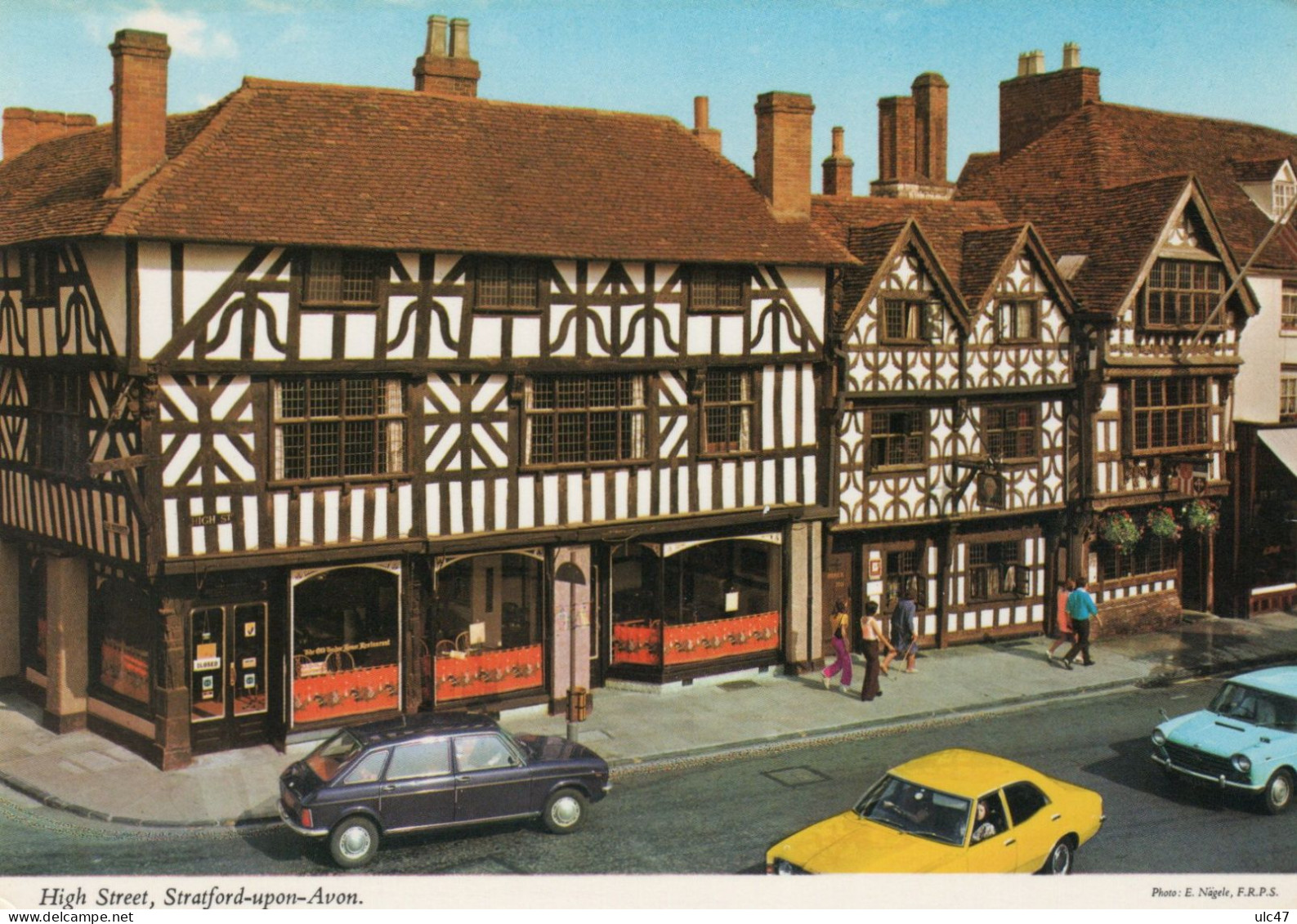 - High Street, STRATFORD-UPON-AVON. - Scan Verso - - Stratford Upon Avon